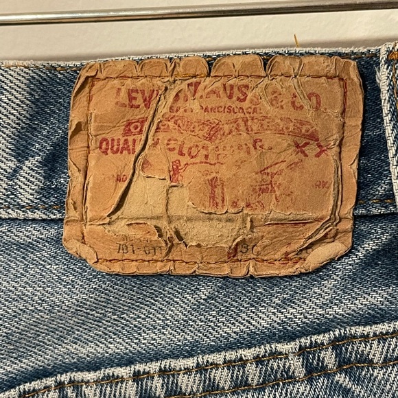 Vintage Blue Star Bellbottomed Levi’s W’s 6 - Picture 8 of 11